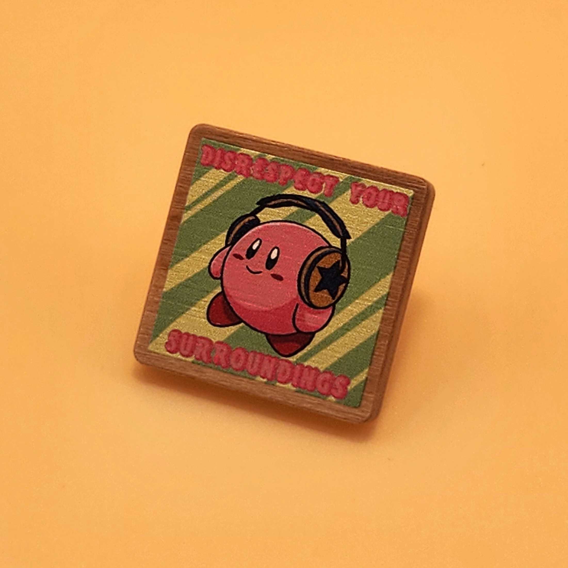Kirby Wood Pin