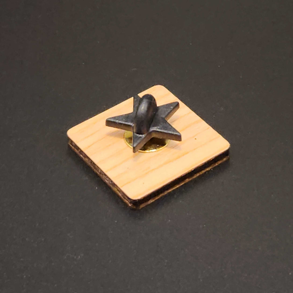 Pixel Art Wood Pins