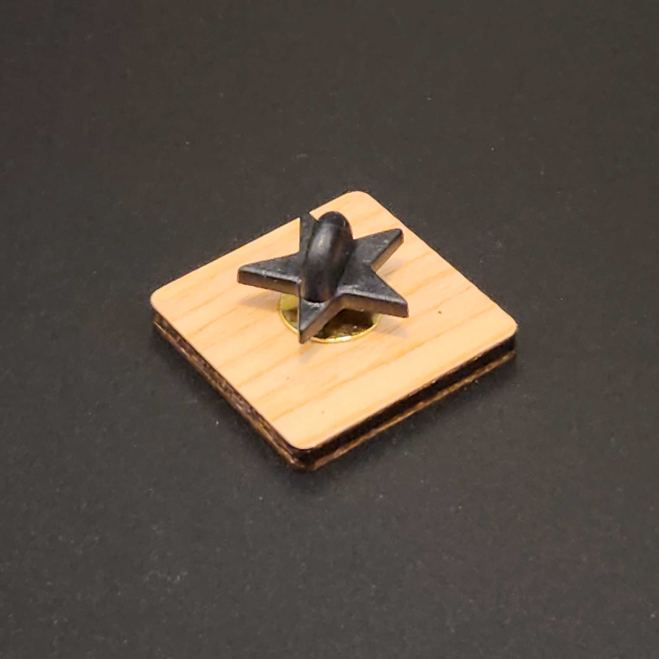 Pixel Art Wood Pins
